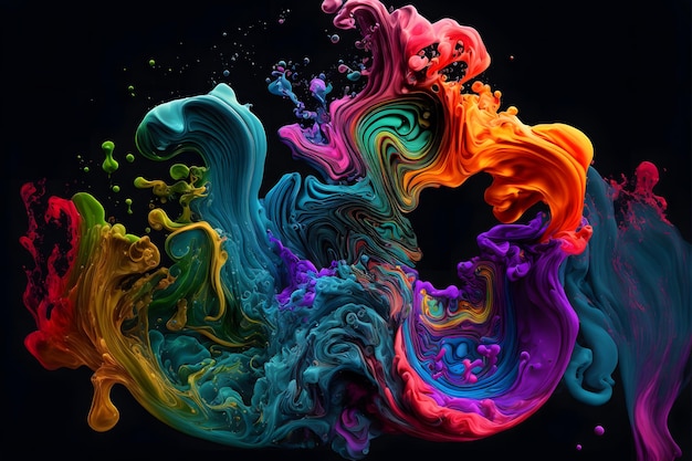 Tapete abstrakte Farben materielle Elemente