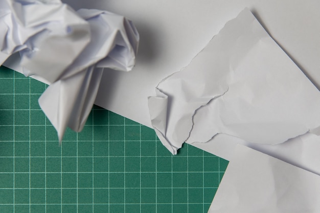 Tapete de corte e papel branco O material de PVC durável pode durar mais sob corte constante Nonrefle