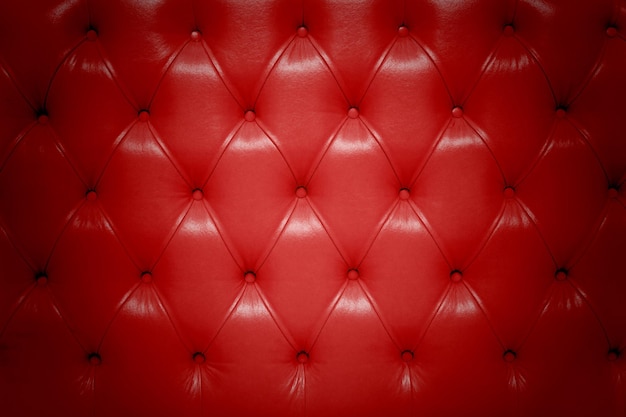 Tapete de couro vermelho genuíno