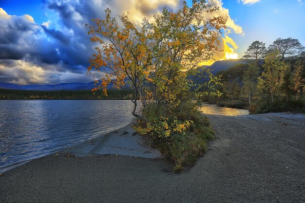 tapete herbstlandschaft berg altai, freiheit romantische reise