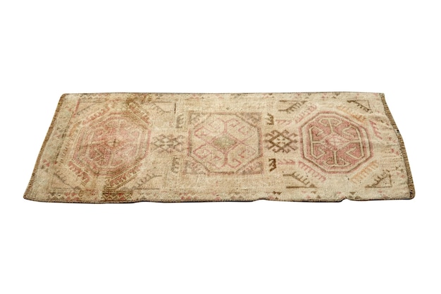 Tapete turco de lã decorativo tecido à mão