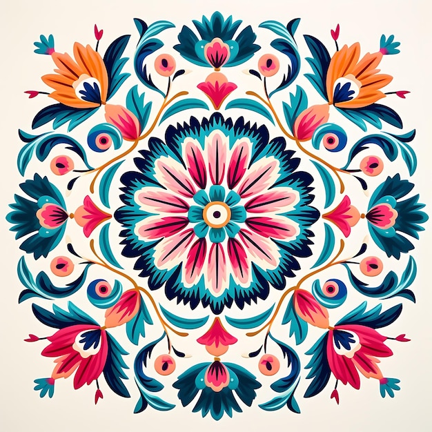 Tapete uzbeque suzani bordado floral padrão linhas circulares motivos de brocado moldura de arte decorativa