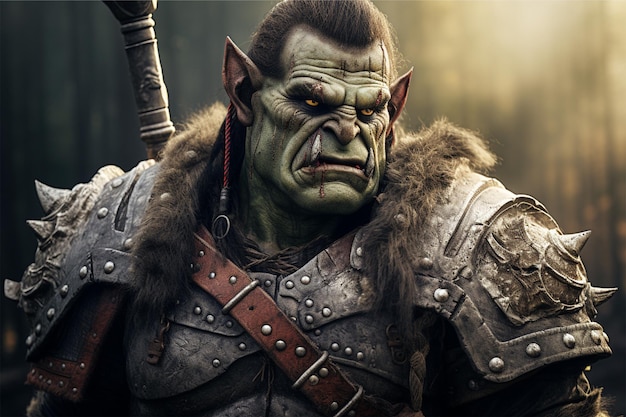 tapferer Orc-Krieger