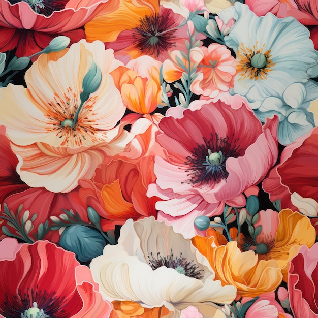 Tapicería floral susurros de Colorfield
