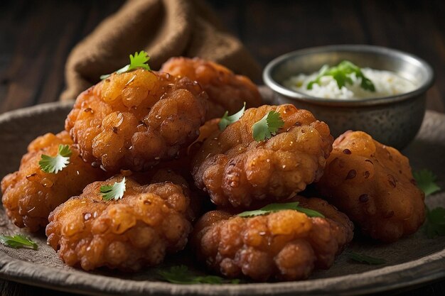 Foto tapioca sabudana pakoras