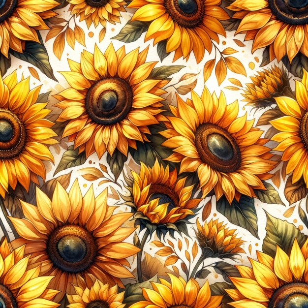 Tapiz de girasol de la cosecha de otoño