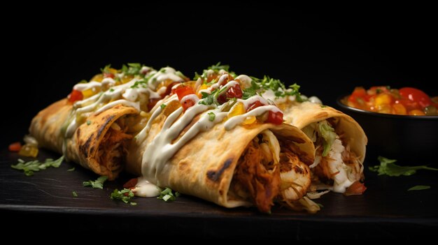 Taquitos de pollo