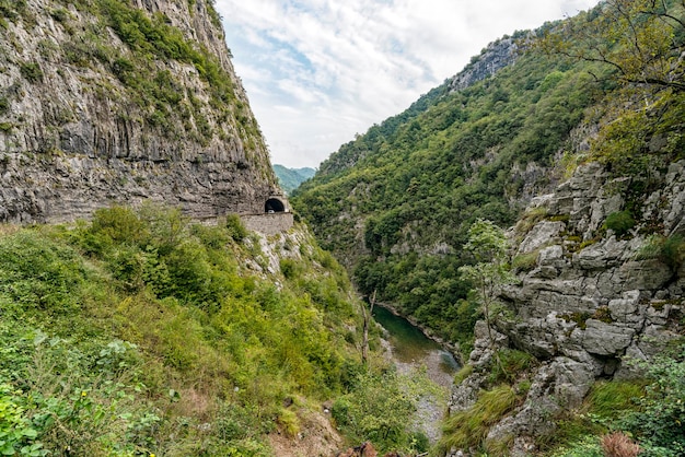 Tara River Canyon und in einem Nationalpark in Montenegro