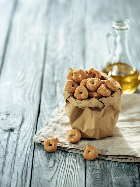 Taralli ou tarallini copie o espaço vertical