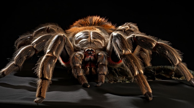 Foto tarántula gigante lasiodora parahybana generada por ia