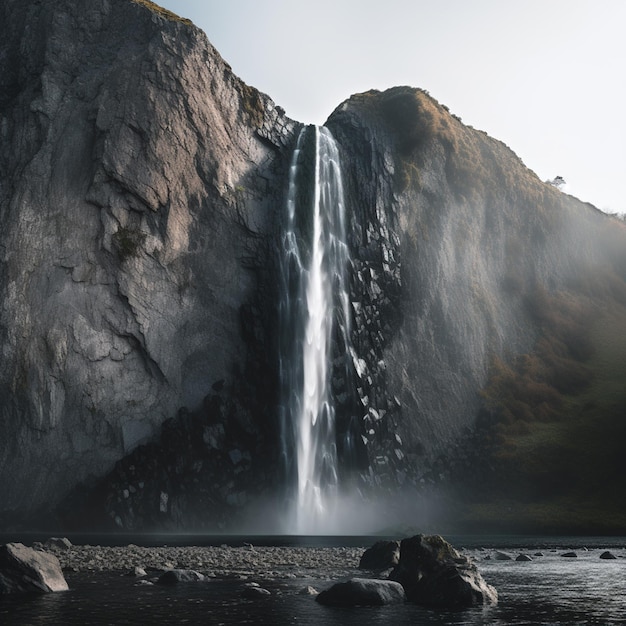 Tarde Cascata Radiante Cachoeira Paisagem