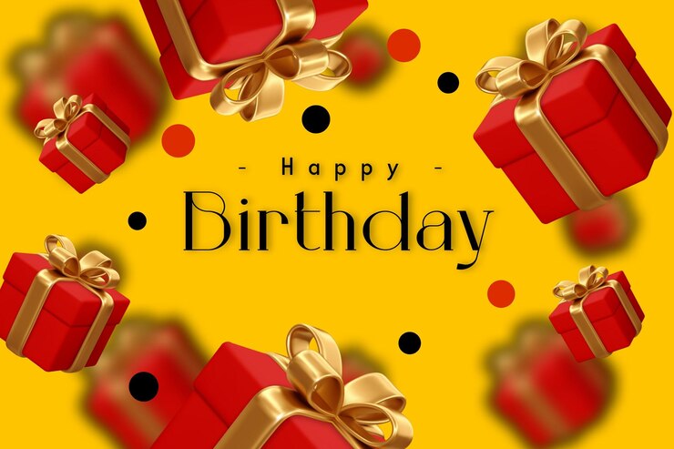 una tarjeta de cumpleaños feliz con globos y las palabras feliz cumpleaños en ella