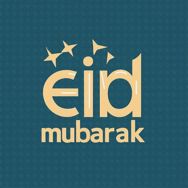 Tarjeta de felicitación de Eid con mezquita decorativa