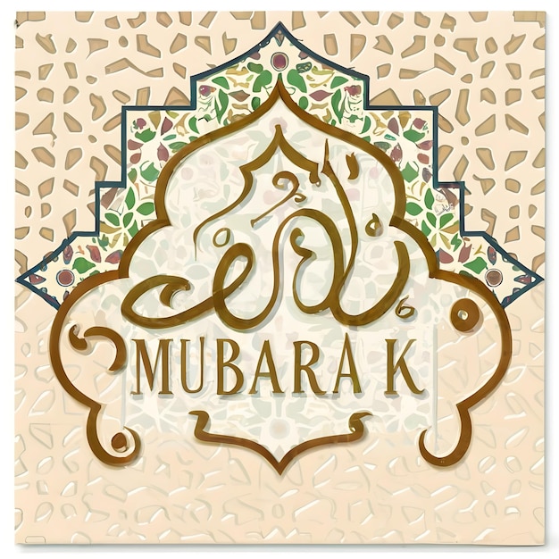 Tarjeta de felicitación para el Eid ul Fitr