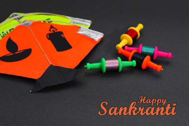 Tarjeta de felicitación feliz Makar Sankranti