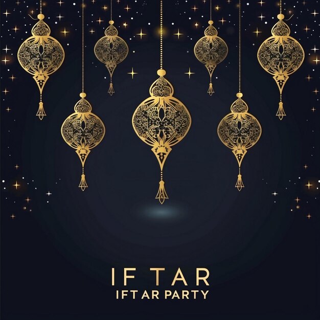 Tarjeta de felicitación para la fiesta de Iftar folleto de la fiesta de iftar Ramadán Kareem fondo papel tapiz de Ramadán