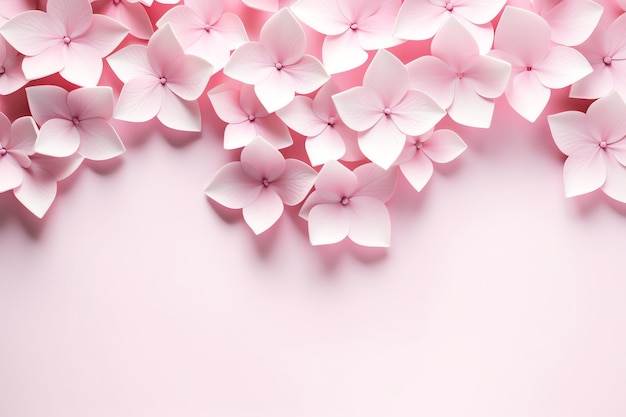 tarjeta de flor rosa generada por la IA