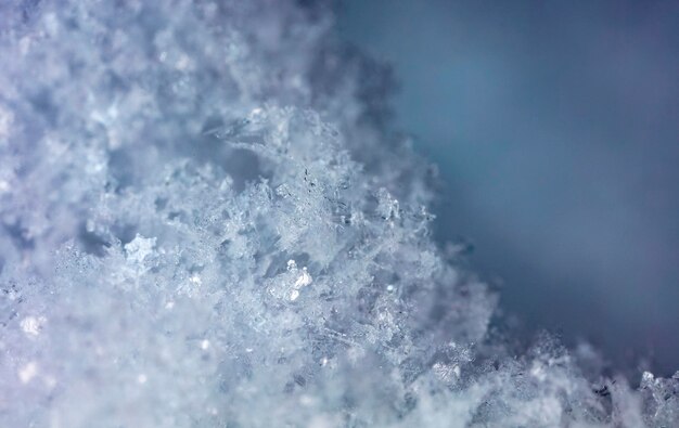 tarjeta de invierno cristales de nieve foto de invierno