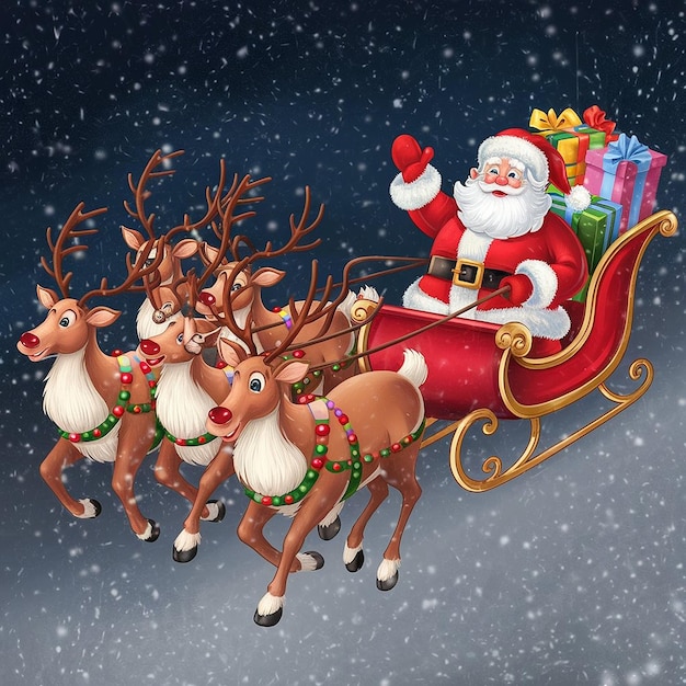 una tarjeta de Navidad con un personaje de la película en la parte de atrás de un reno