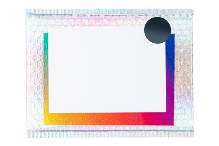 Foto tarjeta de papel pegatina png fondo transparente