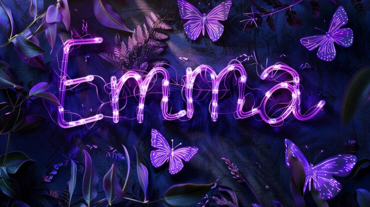 Foto tarjeta postal personalizada de led violeta perfecta para la decoración