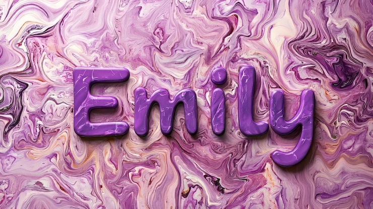 Foto tarjeta postal personalizada de nombre de mármol violeta perfecta para la decoración