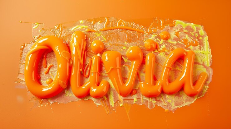 Foto tarjeta postal personalizada de orange slime perfecta para la decoración