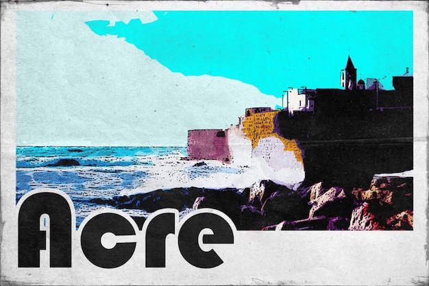Tarjeta postal de viaje vintage