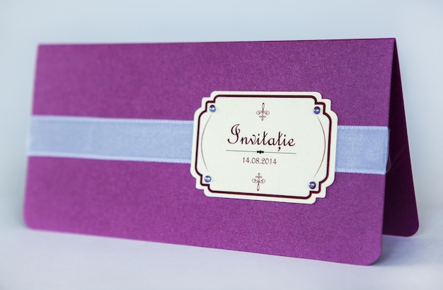 Tarjetas de invitación de boda Invitaciones de boda hechas a mano hechas de papel Conjunto de invitaciones de boda