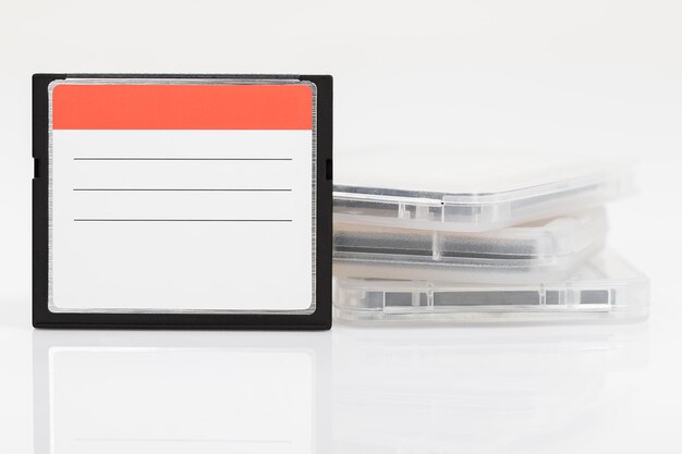 Foto tarjetas de memoria flash compactas