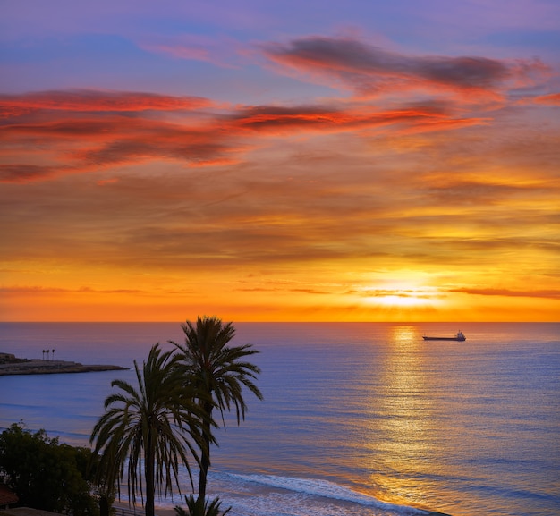 Tarragona Balcón de Europa al amanecer.