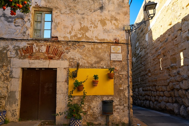 Tarragona velhas ruas de tarraco na catalunha