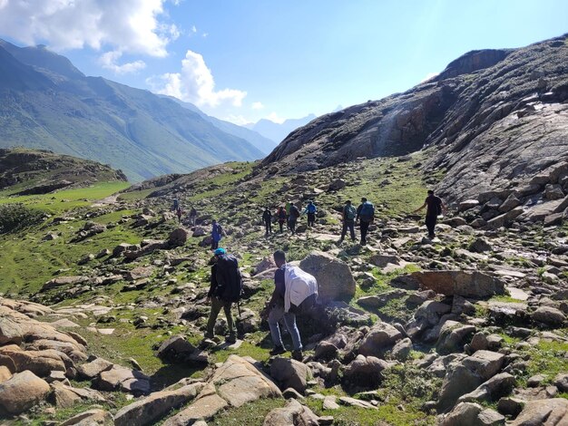 Foto tarsar marsar trek im wunderschönen kaschmir