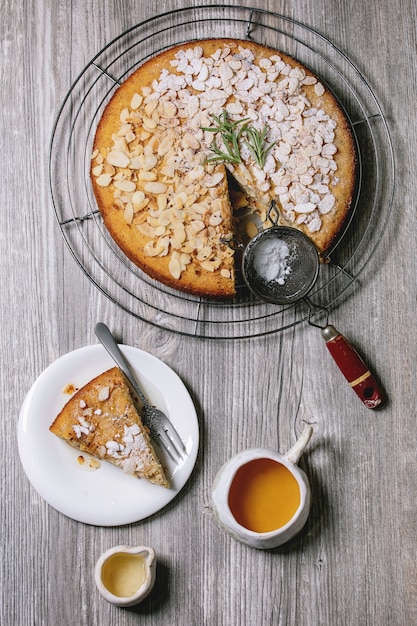 Tarta de almendras sin gluten