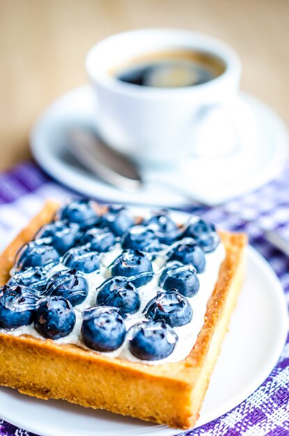 Tarta de arándanos