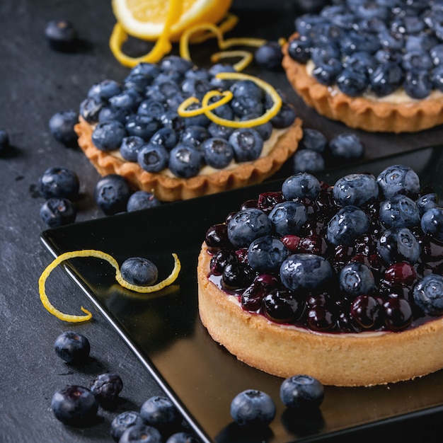 Tarta de arándanos