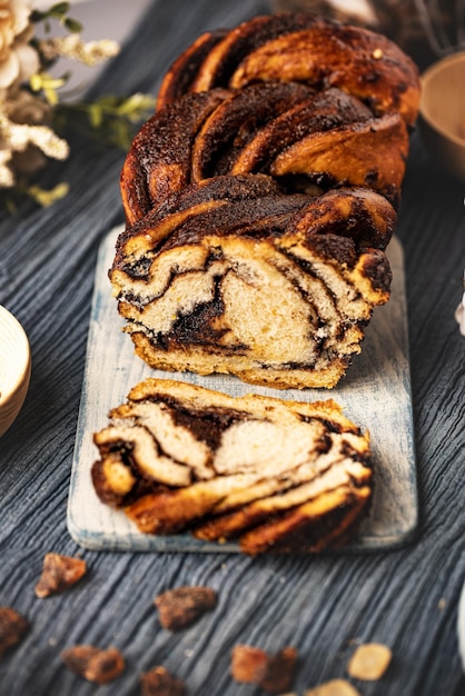 Tarta babka con chocolate