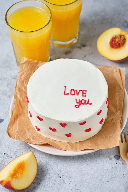 Tarta bento pequeña para un ser querido Tartas estilo coreano en una caja para una persona