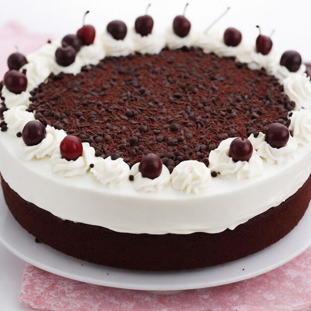 Tarta de chocolate con chocolate