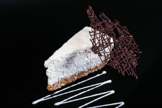 Tarta de coco con chocolate blanco