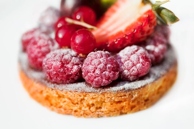 Tarta de frutas apetitosas