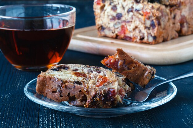 Tarta de frutas frescas, stollen tradicional