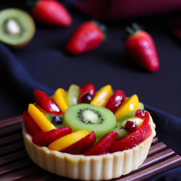 Foto tarta de frutas