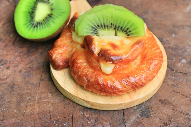 tarta de kiwi de pan