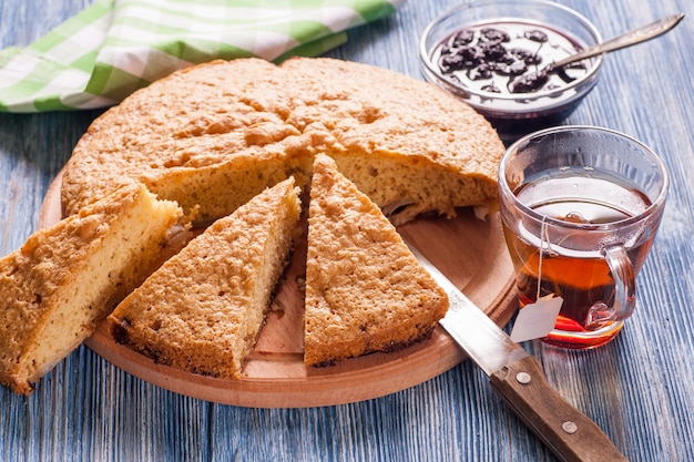 Tarta de manzana casera