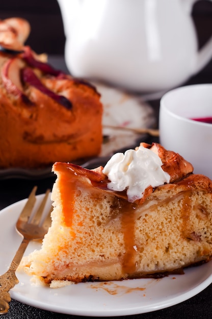 Tarta de manzana casera