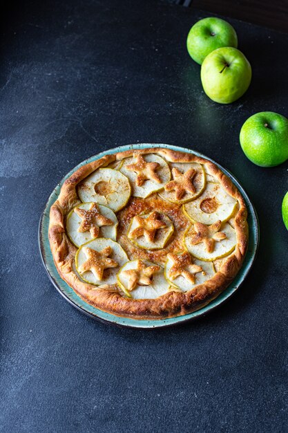 Tarta de manzana dulce postre tarta pasteles galletas