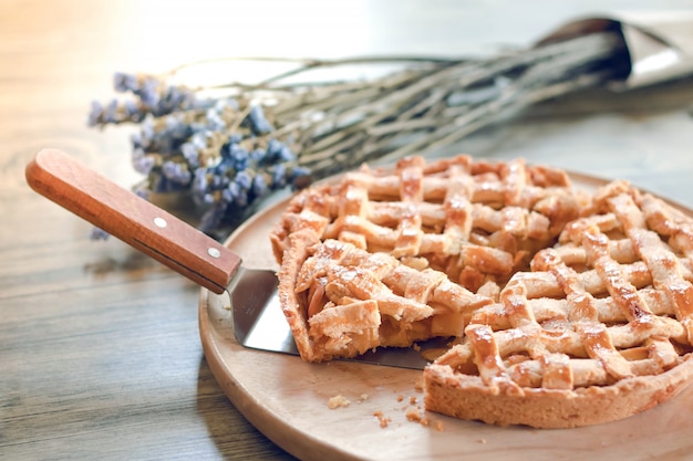 tarta de manzana es tan deliciosa