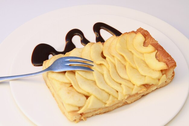 tarta con manzanas