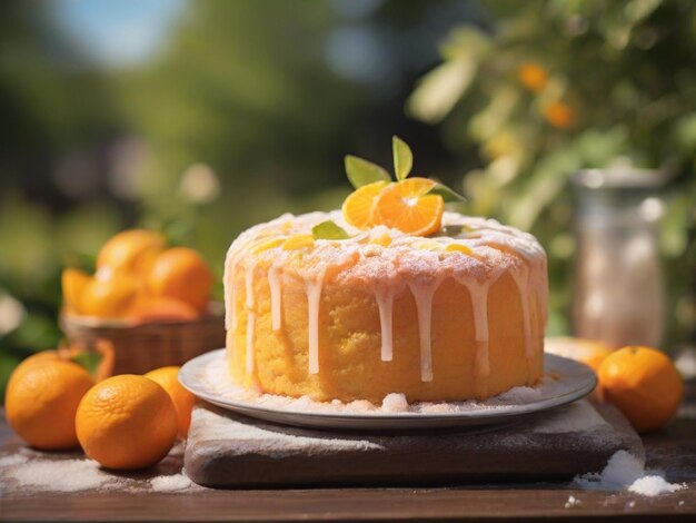 Foto tarta de naranja